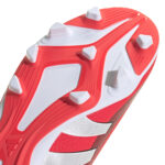 adidas Predator Club Firm Ground / Multi Ground Football Boot Lucid REd/White/Black (Kids) - Image 4