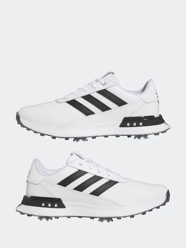 adidas S2G 24 Spiked Golf Shoe  White/Core Black/Silver Metallic (Men's)