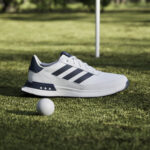 adidas S2G 24 Spiked Golf Shoe  White/Core Black/Silver Metallic (Men's) - Image 12