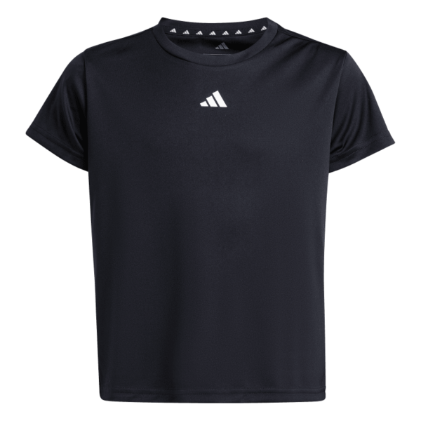 adidasTrain Essentials Regular Fit Logo Training T-Shirt  Black/White (Girls_