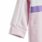 adidas Essentials Tiberio 3-Stripes Tracksuit  Pink/Purple/White (Girls) - Image 7