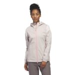 adidas RAIN.RDY Hooded Golf Jacket Wonder Taupe (Women's) - Image 6