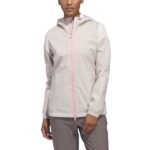 adidas RAIN.RDY Hooded Golf Jacket Wonder Taupe (Women's) - Image 5