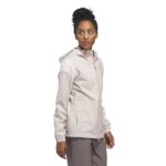 adidas RAIN.RDY Hooded Golf Jacket Wonder Taupe (Women's) - Image 3