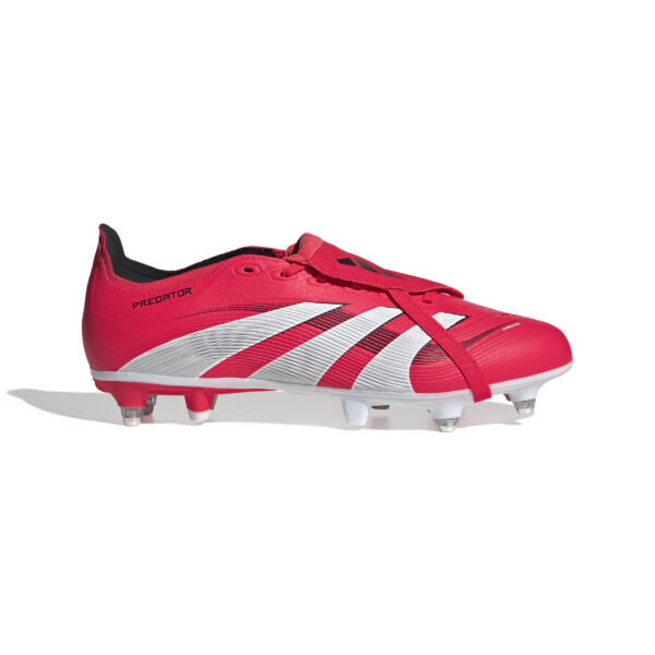 adidas Predator League Fold Over Tongue Soft Ground Football Boot - Lucid Red/White/Black Size 6 (Adults)