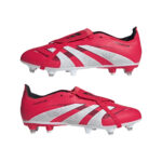 adidas Predator League Fold Over Tongue Soft Ground Football Boot - Lucid Red/White/Black Size 6 (Adults) - Image 10