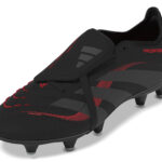 adidas Predator League Soft Ground  Football Boot Core Black / Grey Four / Lucid Red Size 13 (Adults) - Image 3