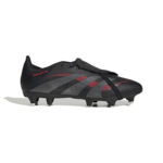 adidas Predator League Soft Ground  Football Boot Core Black / Grey Four / Lucid Red Size 13 (Adults) - Image 12