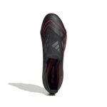 adidas Predator League Soft Ground  Football Boot Core Black / Grey Four / Lucid Red Size 13 (Adults) - Image 11