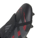 adidas Predator League Soft Ground  Football Boot Core Black / Grey Four / Lucid Red Size 13 (Adults) - Image 5