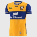 O'Neills Clare GAA Home Jersey 2025 Amber/Royal (Kids/Adults) - Image 2