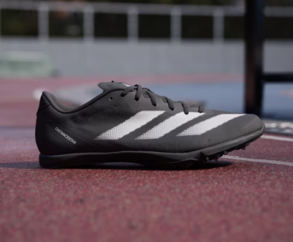 adidas Adizero Distancestar Shoe / Running Spikes Core Black / Zero Metalic / Cloud White (Adults)