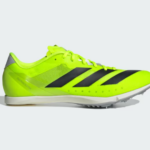 adidas Adizero Distancestar Shoe / Running Spikes Lucid Lemon / Core Black / Halo Silver (Adults) - Image 5