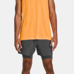 Under Armour UA Launch 5" 2-IN-1 Shorts Grey (Men's) - Image 4