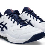 Asics GEL-DEDICATE 8 Tennis Shoe White / Blue Expanse (Men') - Image 4