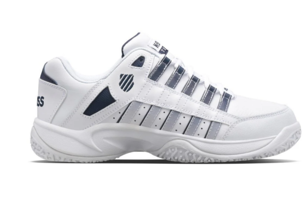 K-swiss Omni Court Prestir All Court Tennis Shoe  White/Navy (Men's)