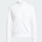 adidas Lightweight Full Zip Golf Jacket White (Women’s) - Image 5