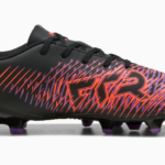 PUMA Future PLAY 8 Football Boot FG/AG  Black/Purple/Orange (Kids) - Image 6