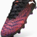 PUMA Future PLAY 8 Football Boot FG/AG  Black/Purple/Orange (Kids) - Image 7