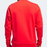 adidas Core Crew Neck Golf Top Sweatshirt Red (Men’s) - Image 5