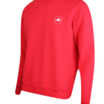 adidas Core Crew Neck Golf Top Sweatshirt Red (Men’s) - Image 4