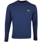 adidas Core Crew Neck Golf Top Sweatshirt Collegiate Navy (Men's) - Image 2