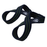 Fitness Mad Figure-8 Lifting Straps Black/Green - Image 4