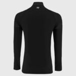 O'Neills Kilruane MacDonaghs GAA 184 Tour Brushed Half Zip Top Black/Grey (Kids/Adults) - Image 2