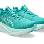 Asic GEL-NIMBUS™ 27 Running Shoe Wave Teal/Illuminate Mint (Women's) - Image 3