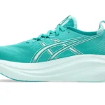 Asic GEL-NIMBUS™ 27 Running Shoe Wave Teal/Illuminate Mint (Women's) - Image 7