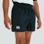 Canterbury Professional Polyester Shorts Black / Navy Kids Unisex - Image 11