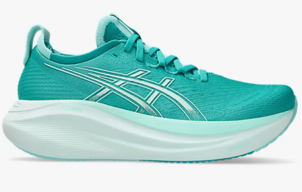 Asic GEL-NIMBUS™ 27 Running Shoe Wave Teal/Illuminate Mint (Women's)