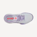 K Swiss Express Light 3 Clay Tennis Shoe White/Orchid petal Neon Blaze (Women's) - Image 2