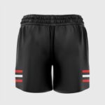 O'Neills Shannon Rovers GAA Shorts Black/Red (Kids / Adults) - Image 3