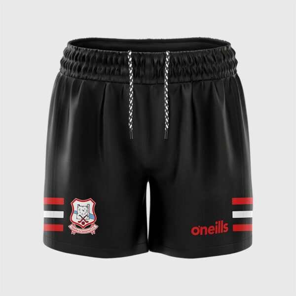 O'Neills Shannon Rovers GAA Shorts Black/Red (Kids / Adults)