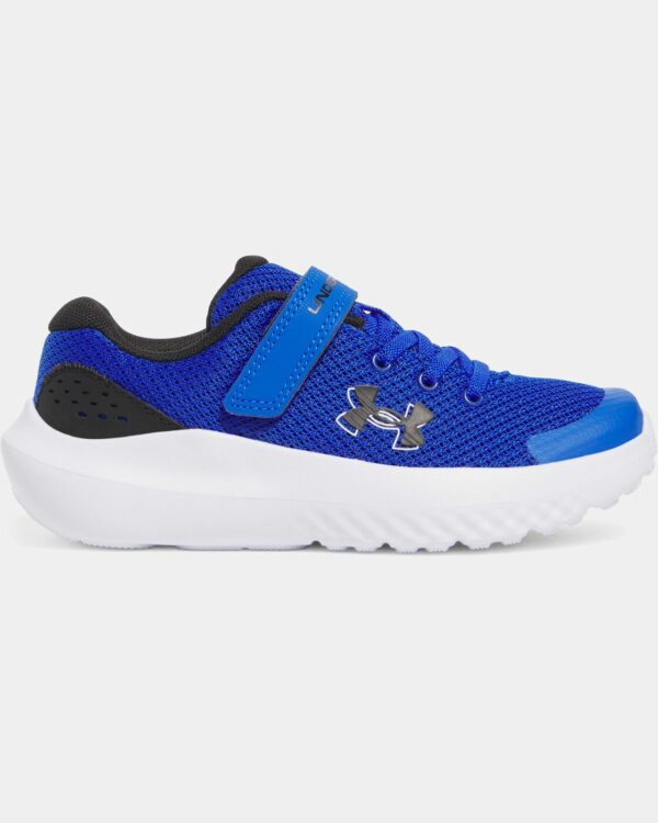 Under Armour Pre-School UA Surge 4 AC Running Shoes Blue/Black  (Kids)