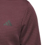 adidas Golf Ultimate 365 Dwr Textured Half Zip Sweatshirt Aurora Ruby (Men’s) - Image 2