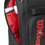 Wilson Clash V3 Tennis Backpack  Black/Red - Image 3