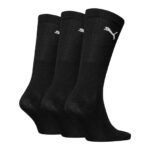 Puma Crew Sock  3 pair Pack Black | White (Adults) - Image 3