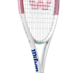 Wilson Allure 105 Tennis Racket White/Pink/Navy (Senior) - Image 4