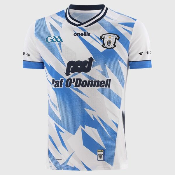 O’Neills Clare GAA Alternative Goalkeeper Jersey 2025 White Shadow / Blue / Navy (Adults)