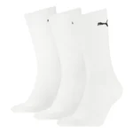 Puma Crew Sock  3 pair Pack Black | White (Adults) - Image 2