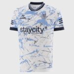 O'Neills Dublin GAA Training Jersey 2025 White / Navy / Sky (Kids/Adults) - Image 2