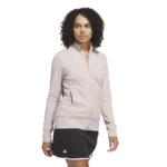 adidas Ultimate 365 Textured Golf Jacket  Taupe (Women's) - Image 6