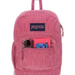 Jansport Cross Town Plus 26L BackPack / School Bag   Mauve Haze Corduroy - Image 3