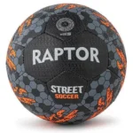 Raptor Street Soccer Ball size 5 Black/Orange - Image 2